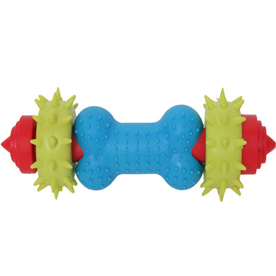 Bone Teething Rusk TPR pet Dog Toy