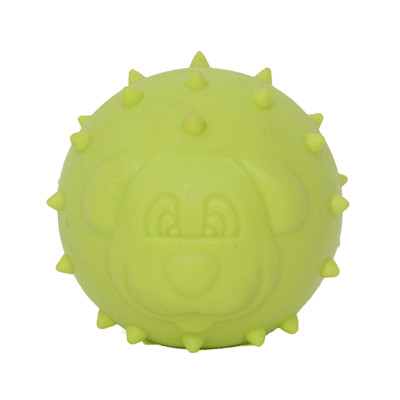 Dog Face Treat Ball TPR pet Dog Toy